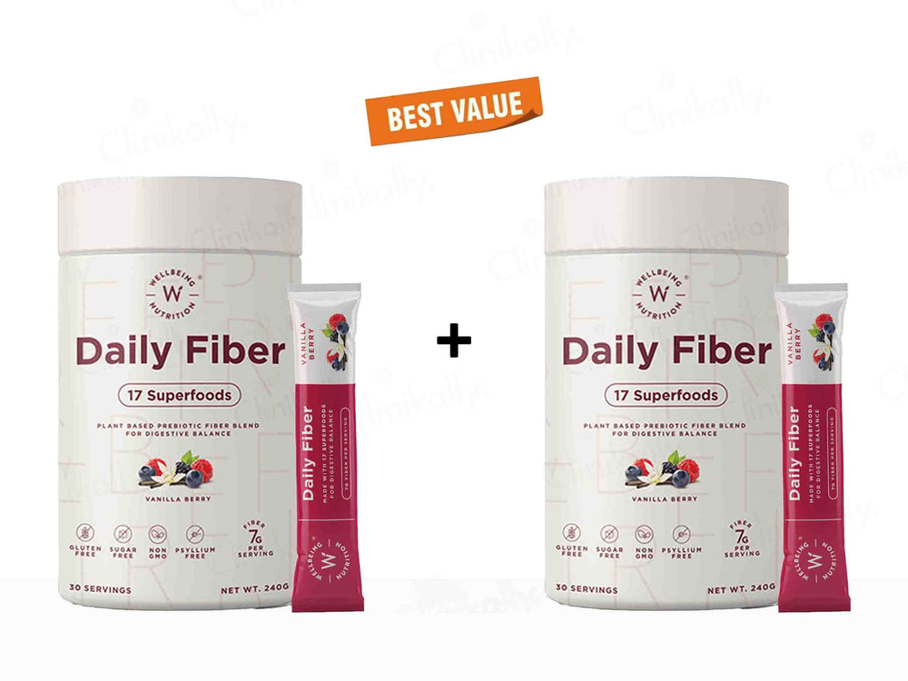 Wellbeing Nutrition Daily Fiber Powder