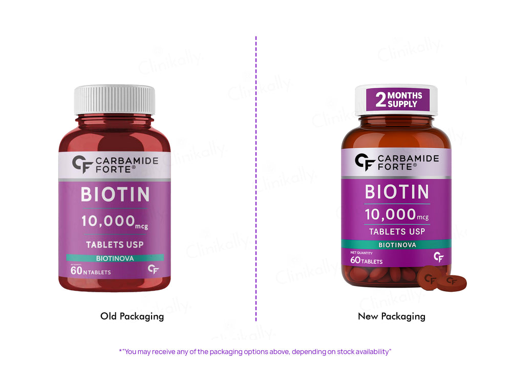 Carbamide Forte Biotin 10000mcg Tablet