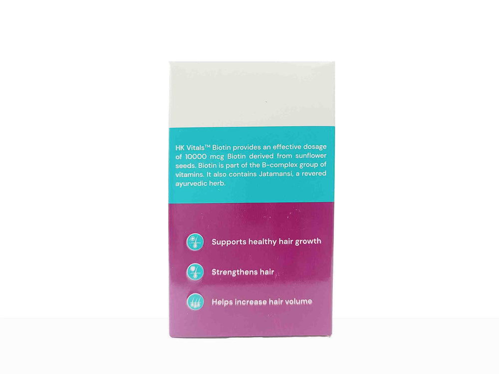 HK Vitals Biotin 10000 mcg Tablet