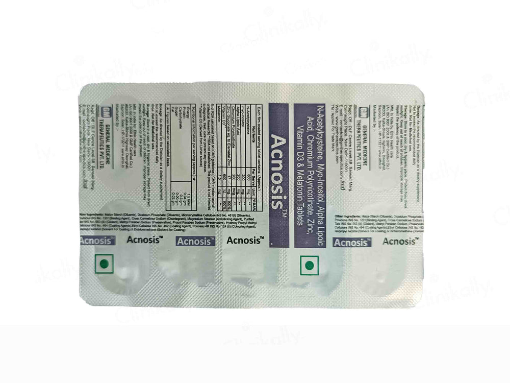 Acnosis Tablets - Clinikally