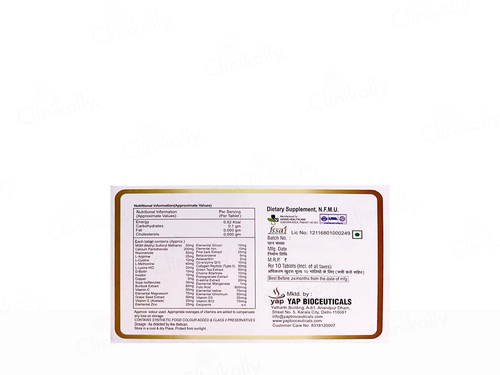Biotiyap Tablet For Skin, Hair And Nail