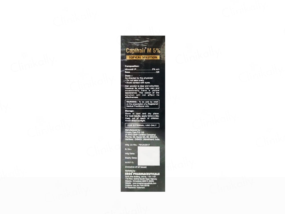 Capihair M 5% Topical Solution