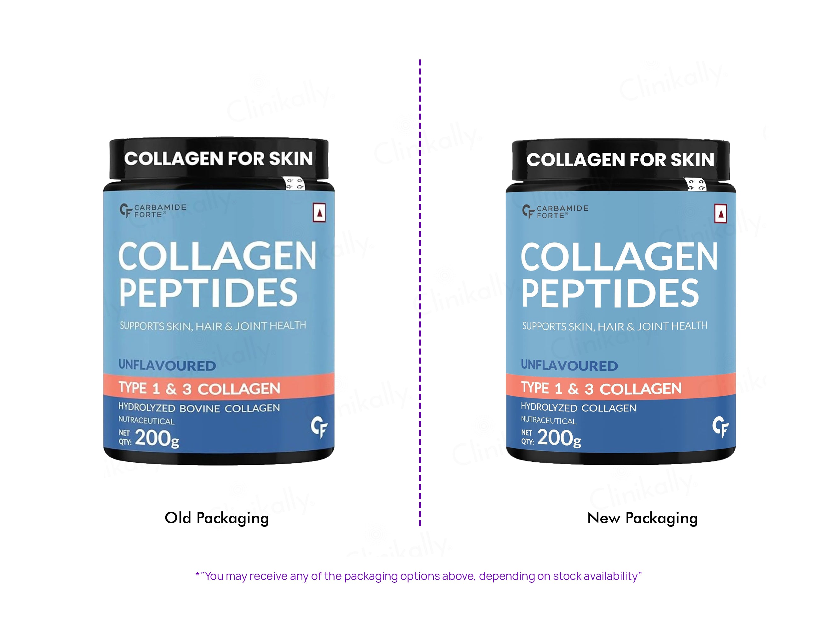 Carbamide Forte Type 1 & 3 Hydrolyzed Collagen Peptides Powder - Unflavoured