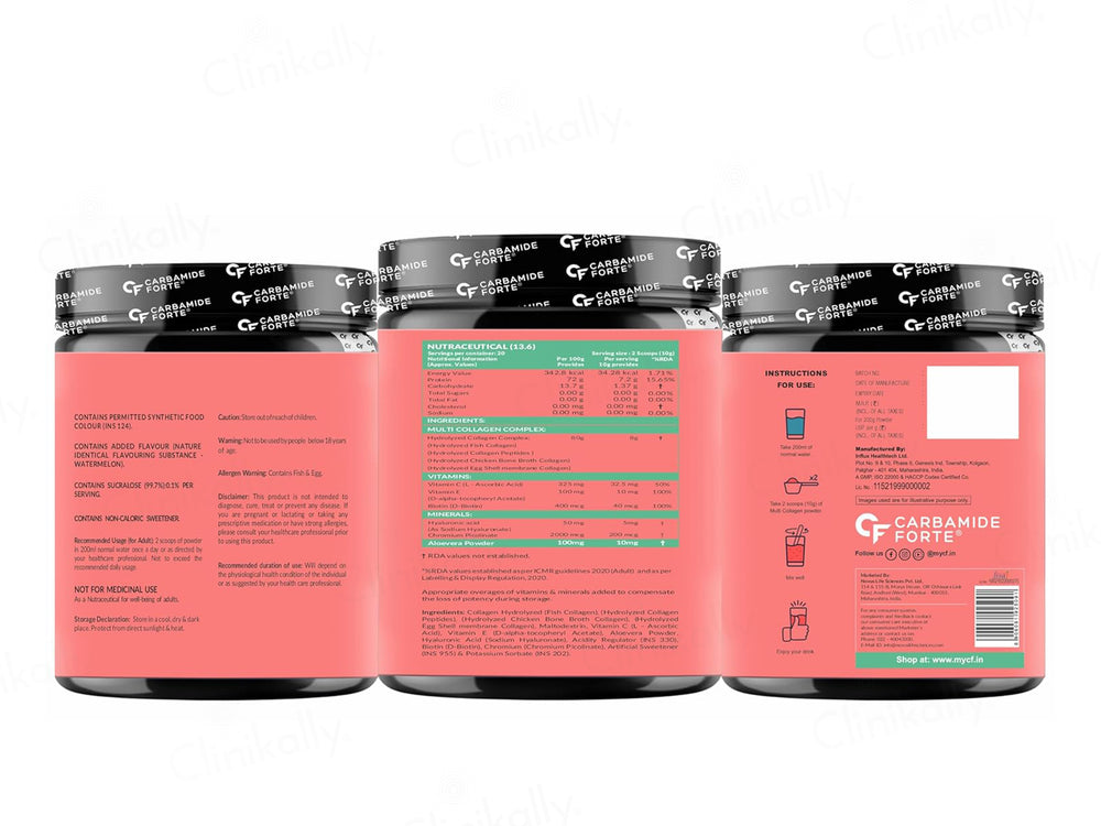 Carbamide Forte Multi Collagen Powder For Skin