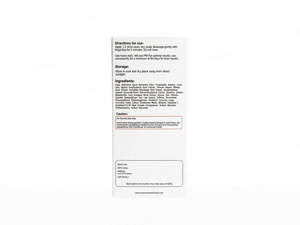 Cosmosheer Clinical Follicurin Advanced Hair Density Serum
