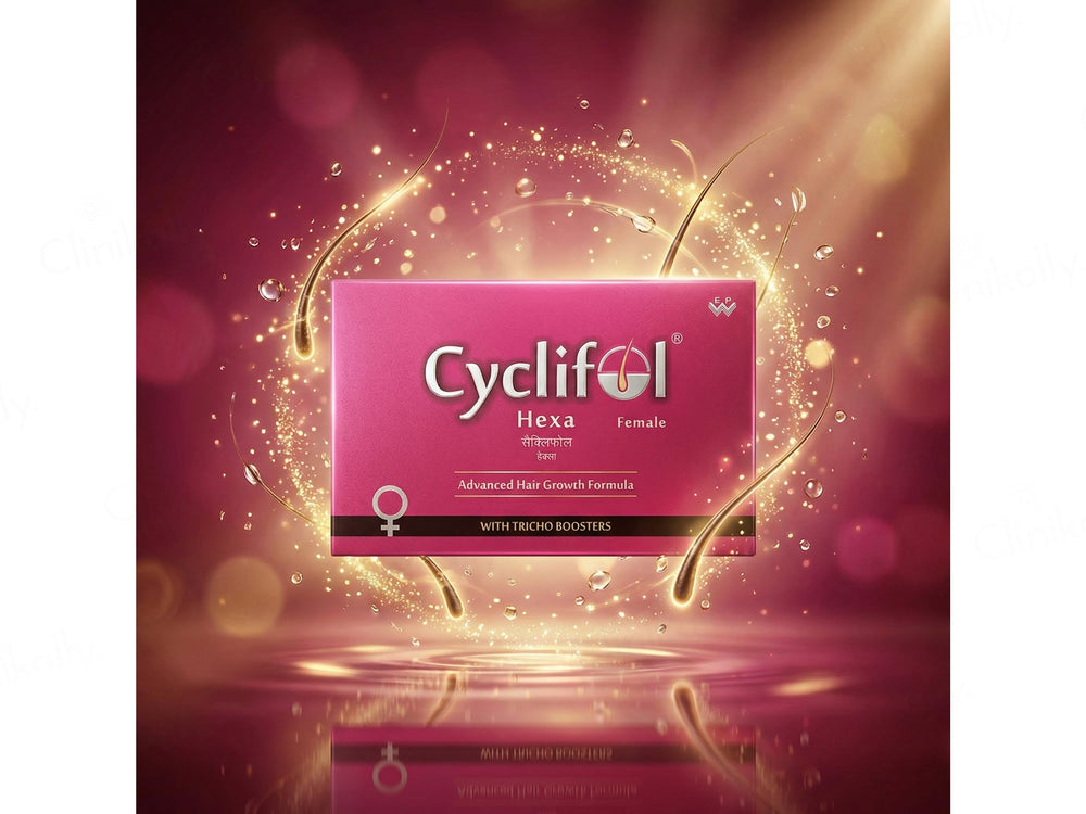 Cyclifol Hexa Female Advanced Cyclical Therapy Hair Growth Formula Kit