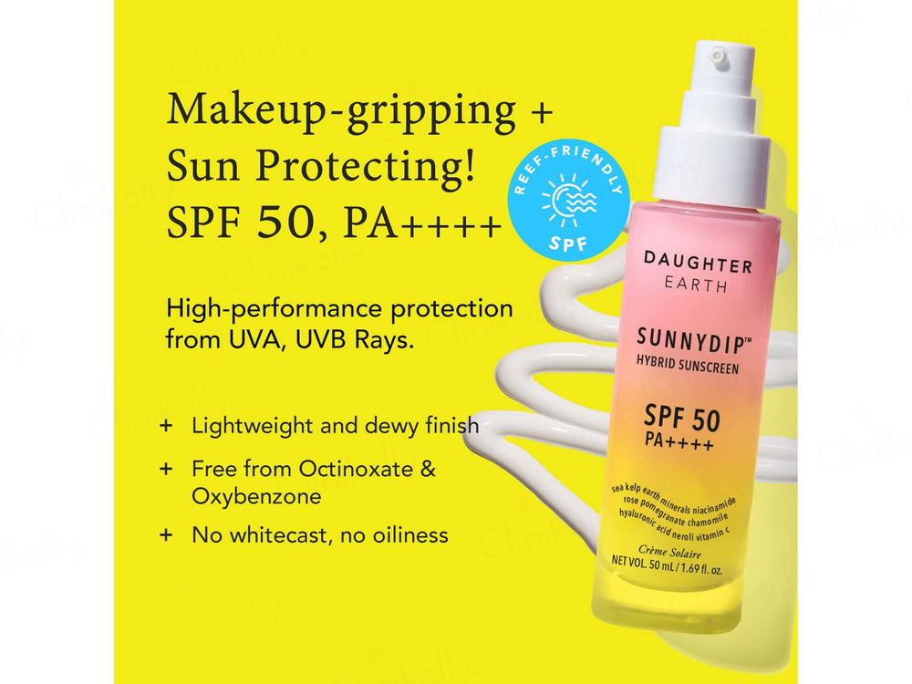 Daughter Earth Sunnydip Hybrid Sunscreen SPF 50 PA++++