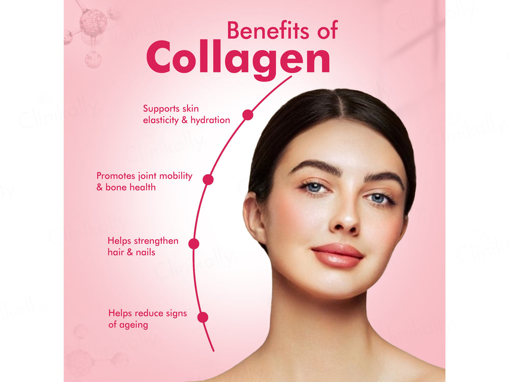 Dr. Morepen Hydrolyzed Type I & III Marine Skin Collagen Powder - Strawberry Watermelon Flavour