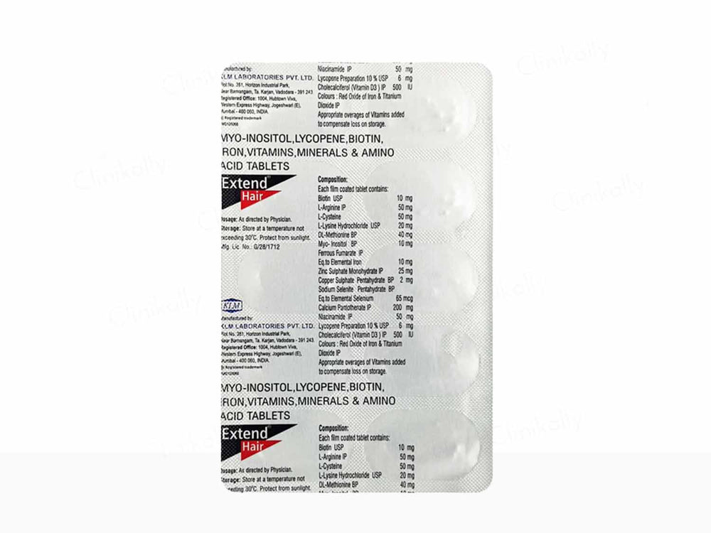 Extend Hair Tablet - Clinikally