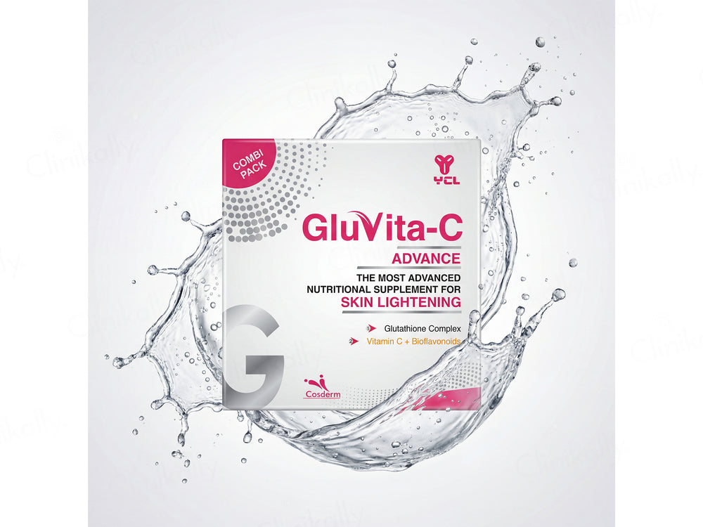 Gluvita-C Advance Skin Lightening Nutritional Supplement Kit