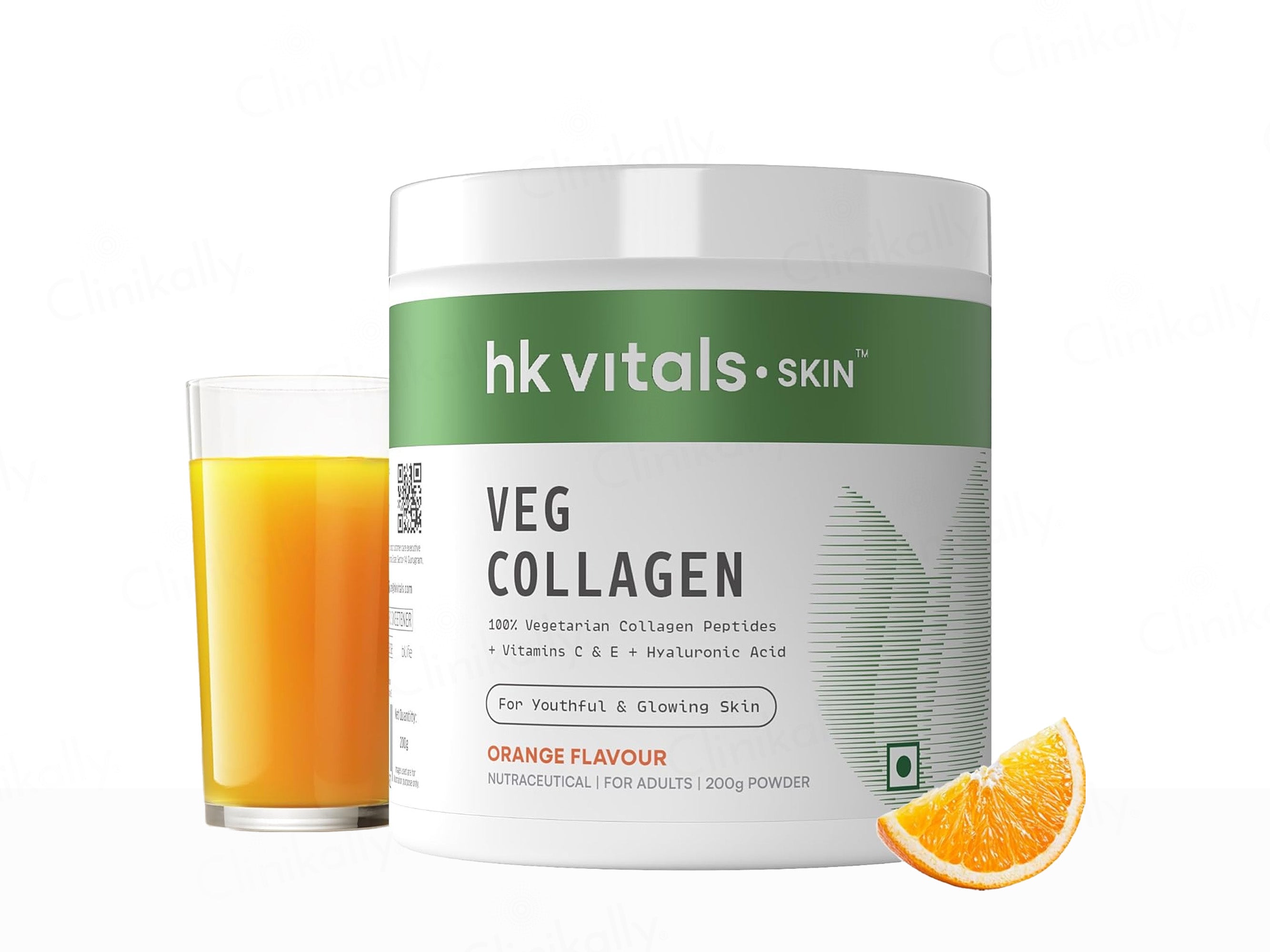 HK Vitals 100% Veg Collagen Powder - Orange