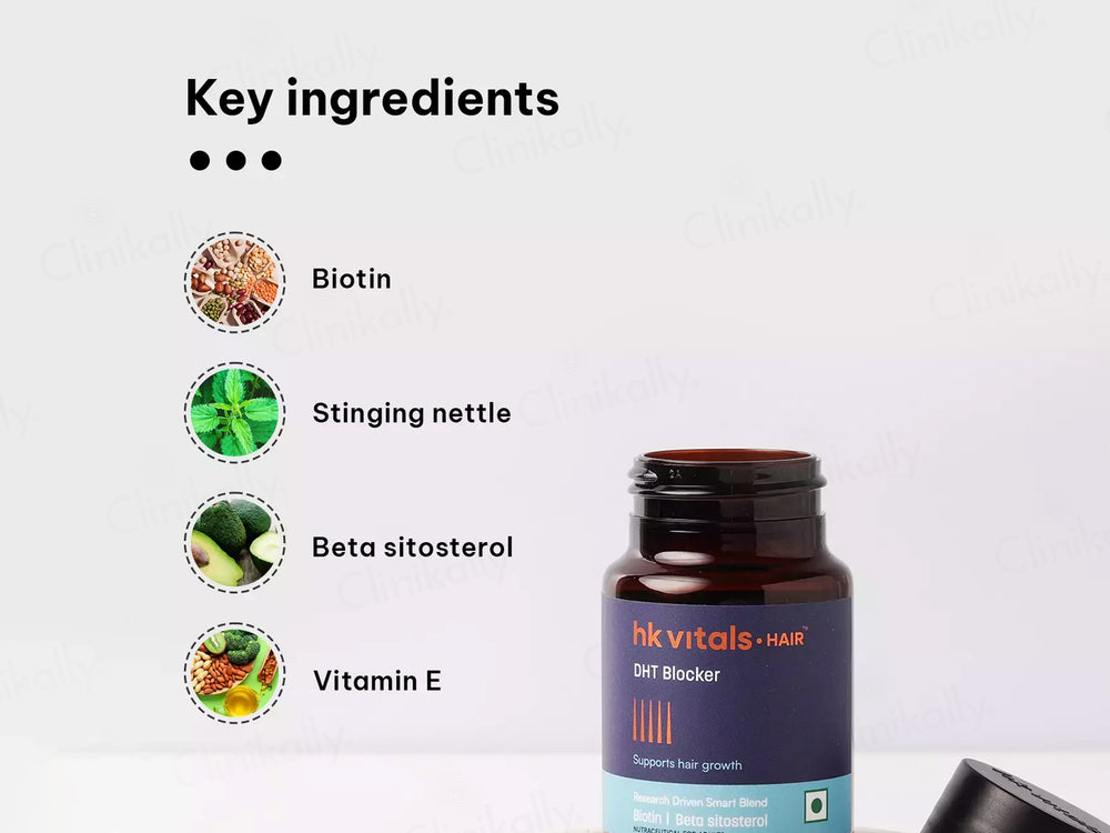 HK Vitals DHT Blocker With Biotin Tablet