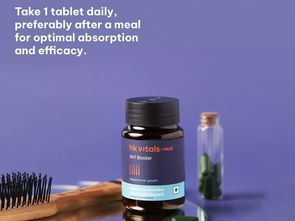 HK Vitals DHT Blocker With Biotin Tablet