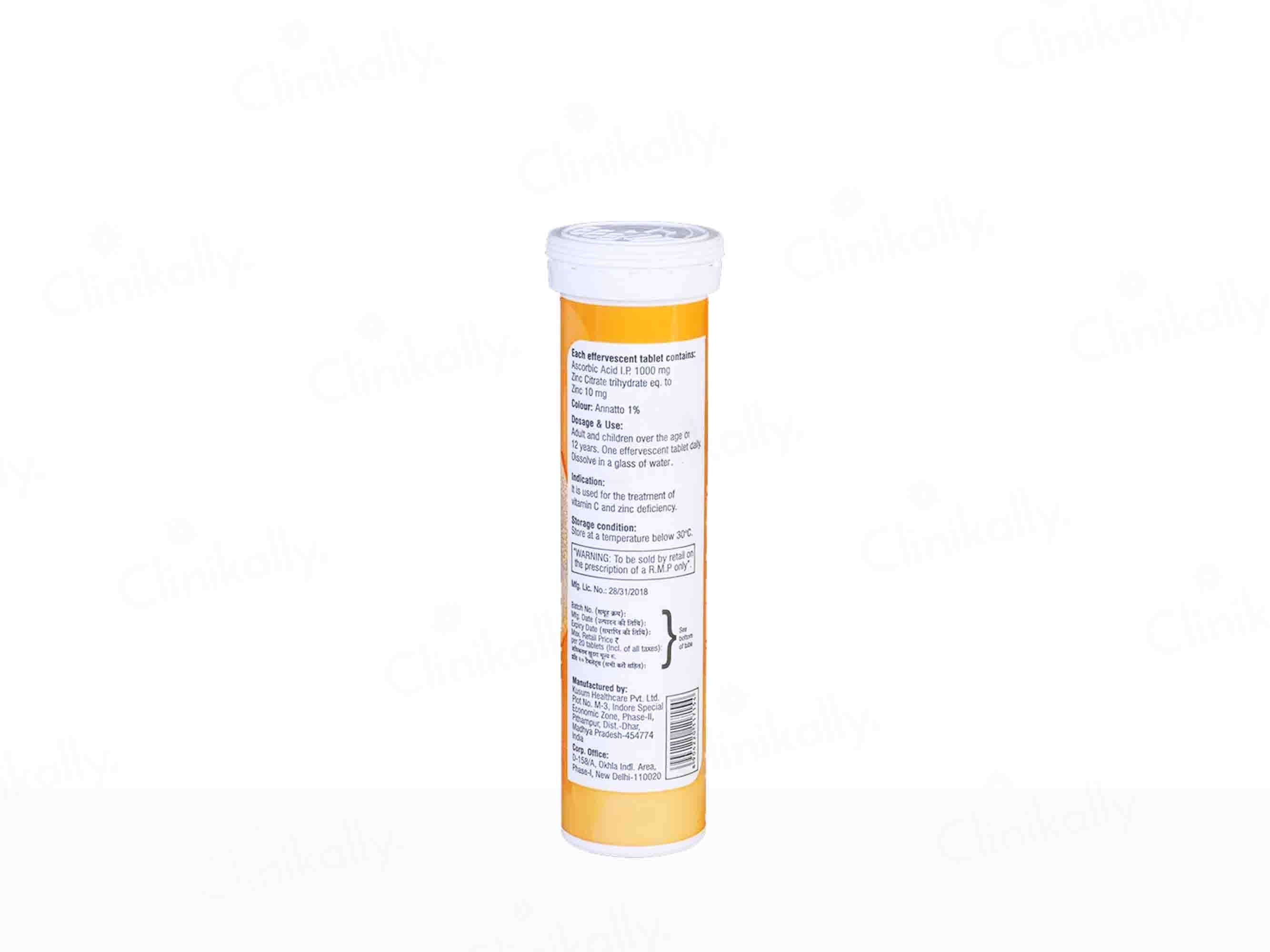 Lussi Effervescent Tablet - Zingy Citrus Flavour