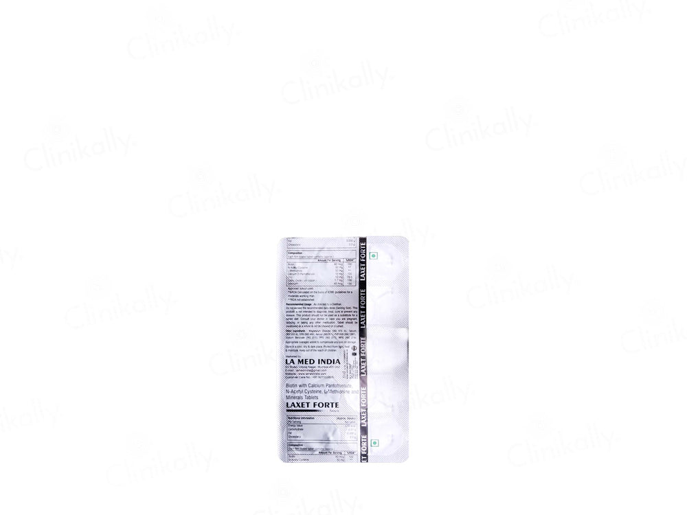 Laxet Forte Tablet For Hair, Skin & Nails