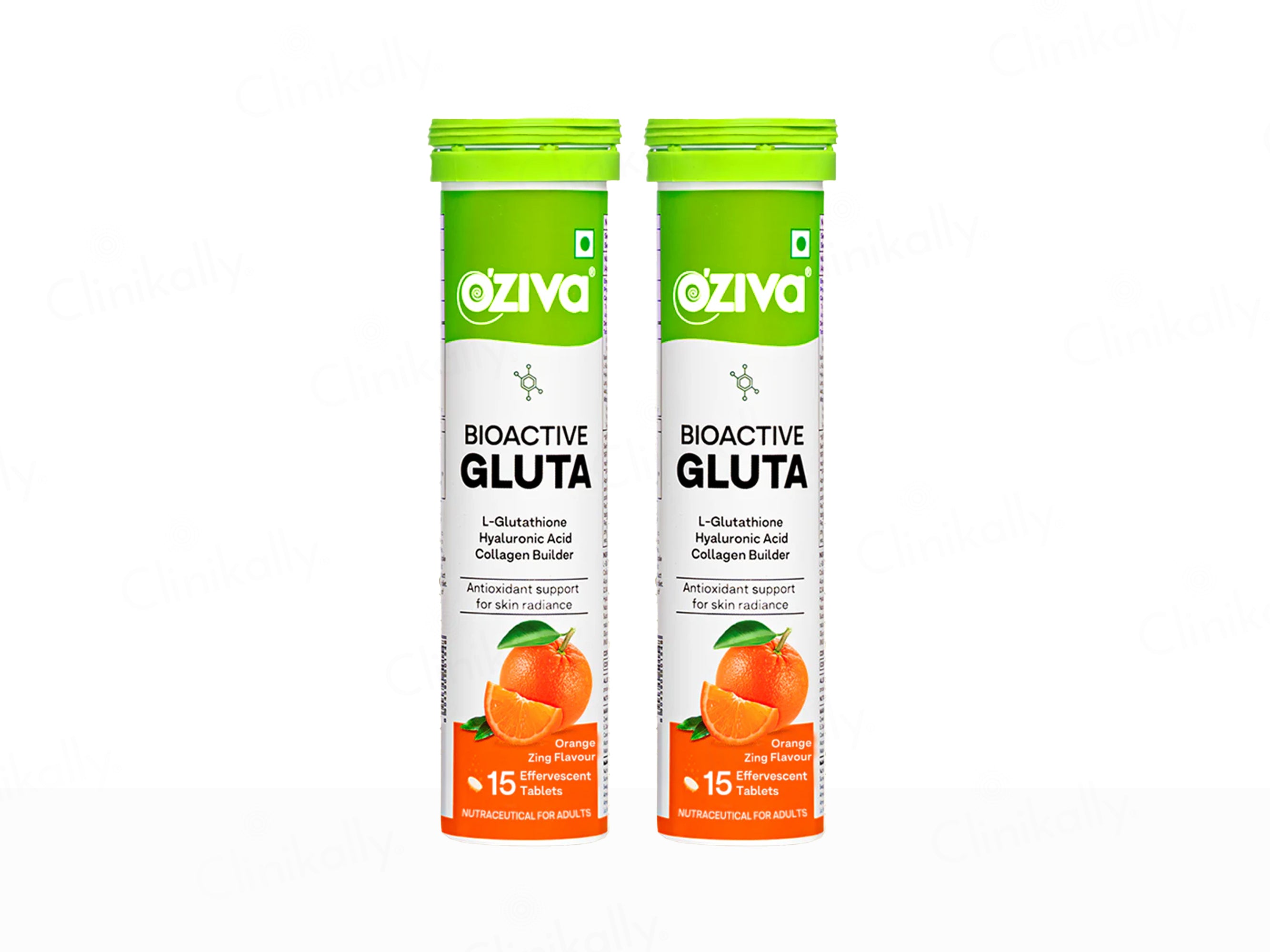 OZiva Bioactive Gluta L-Glutathione Nutraceutical Effervescent Tablet
