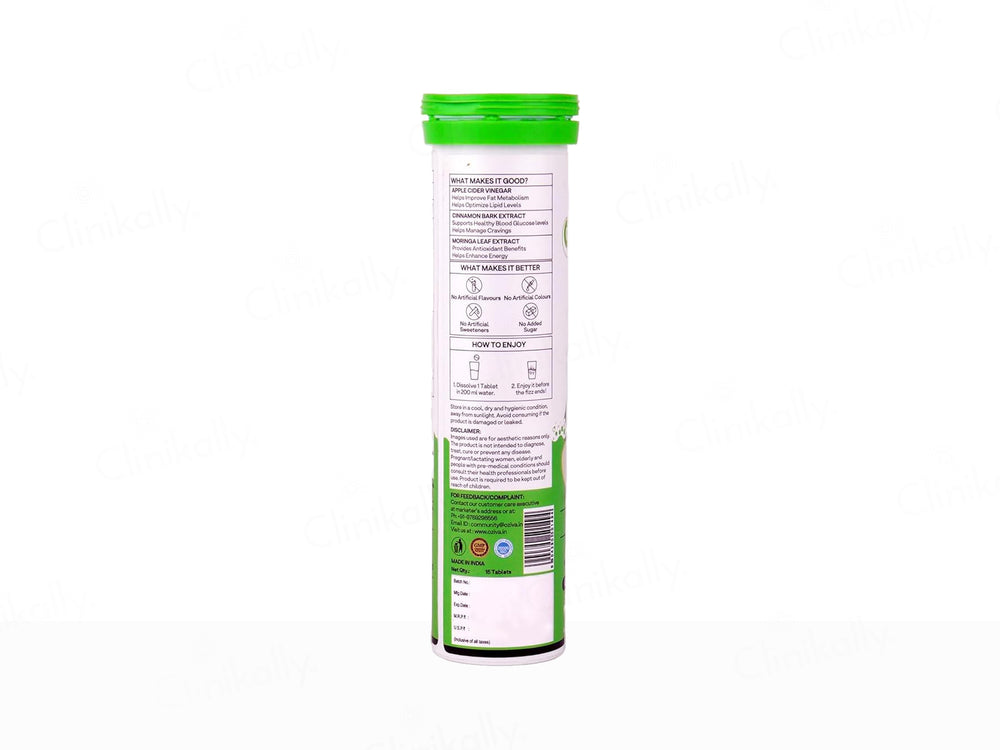 OZiva Metabolic ACV Moringa Effervescent Tablet