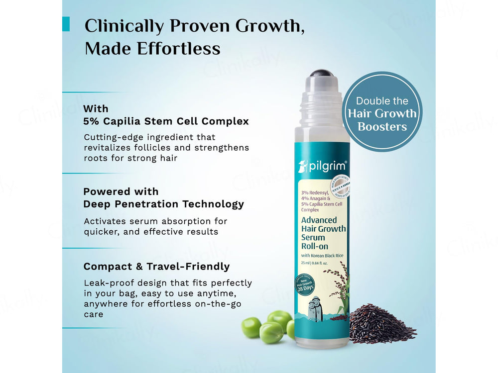 Pilgrim Advanced Hair Growth Serum Roll-On