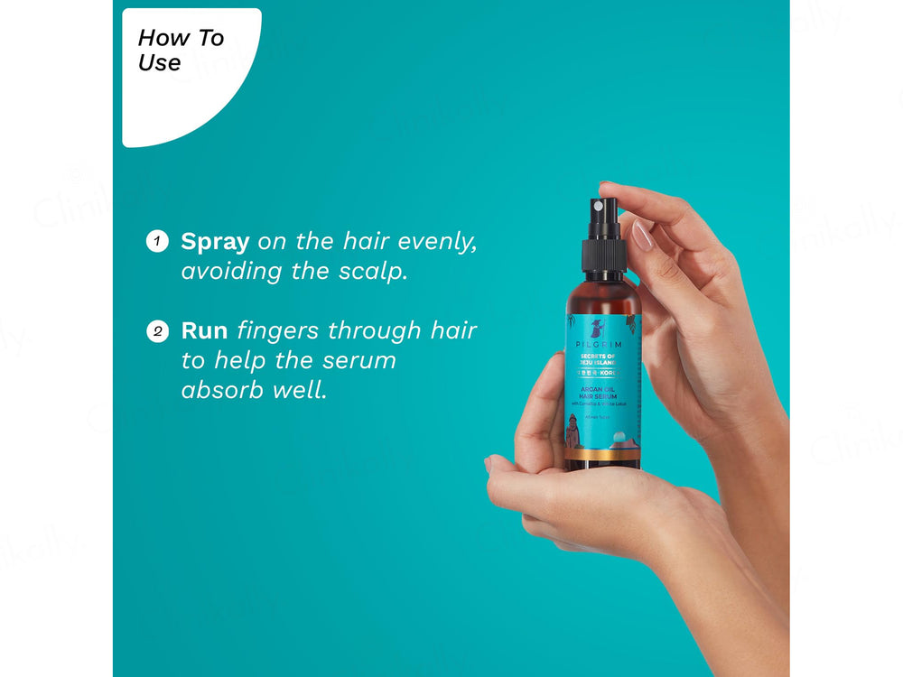 Pilgrim Argan Oil Hair Serum with Camellia & White Lotus