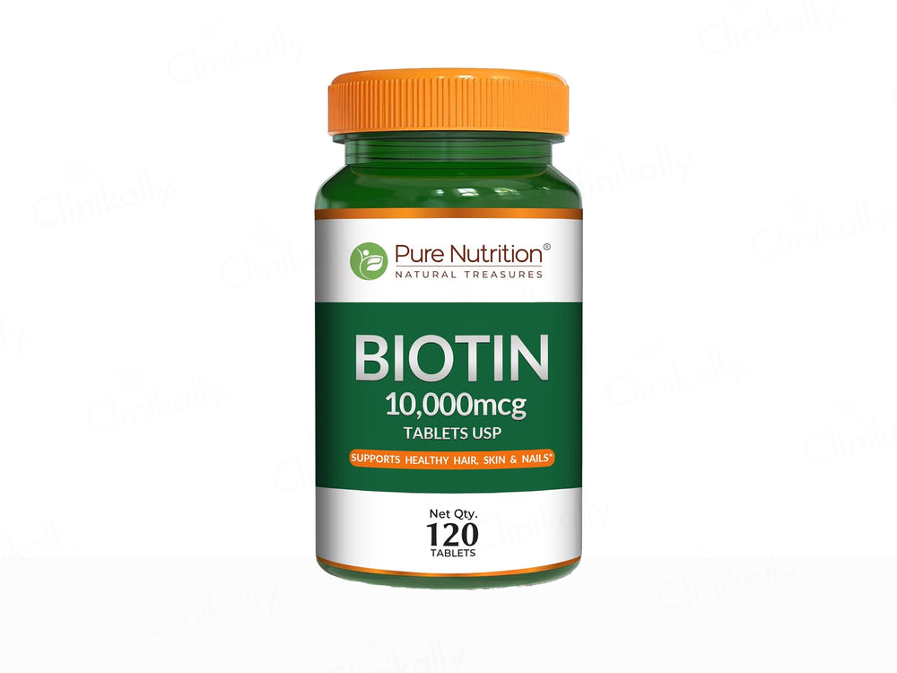 Pure Nutrition Biotin 10000mcg Veg Tablet
