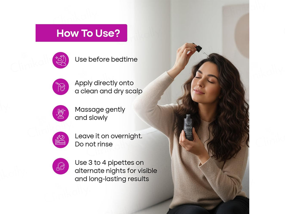 Q-Sera AD Anti-Dandruff Night Scalp Leave-In Hair Serum