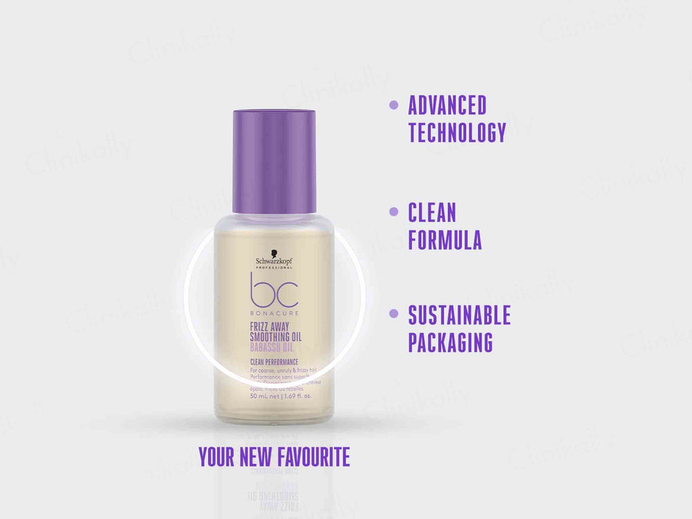 Schwarzkopf Professional BC Bonacure Frizz Away Smoothing Hair Oil