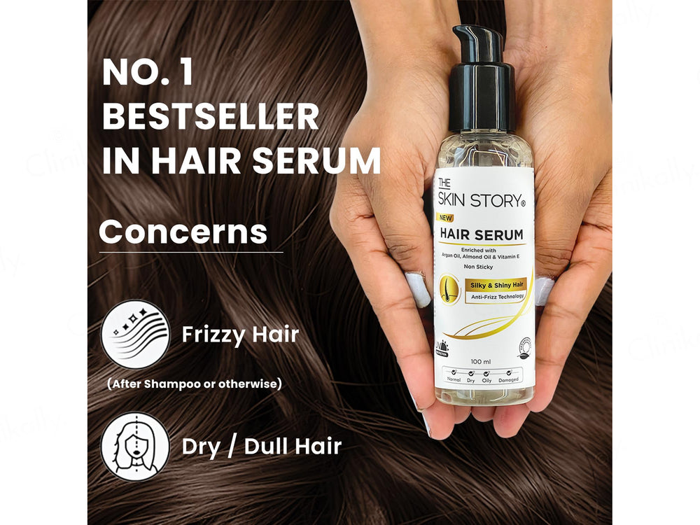The Skin Story Anti-Frizz Hair Serum For Silky & Shiny Hair