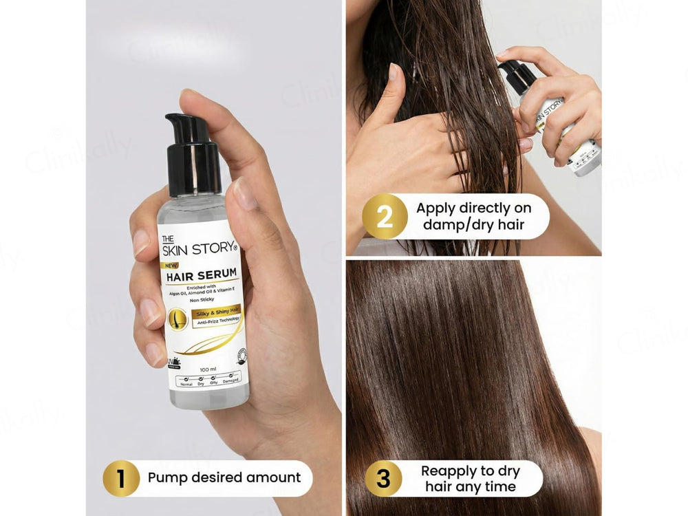 The Skin Story Anti-Frizz Hair Serum For Silky & Shiny Hair