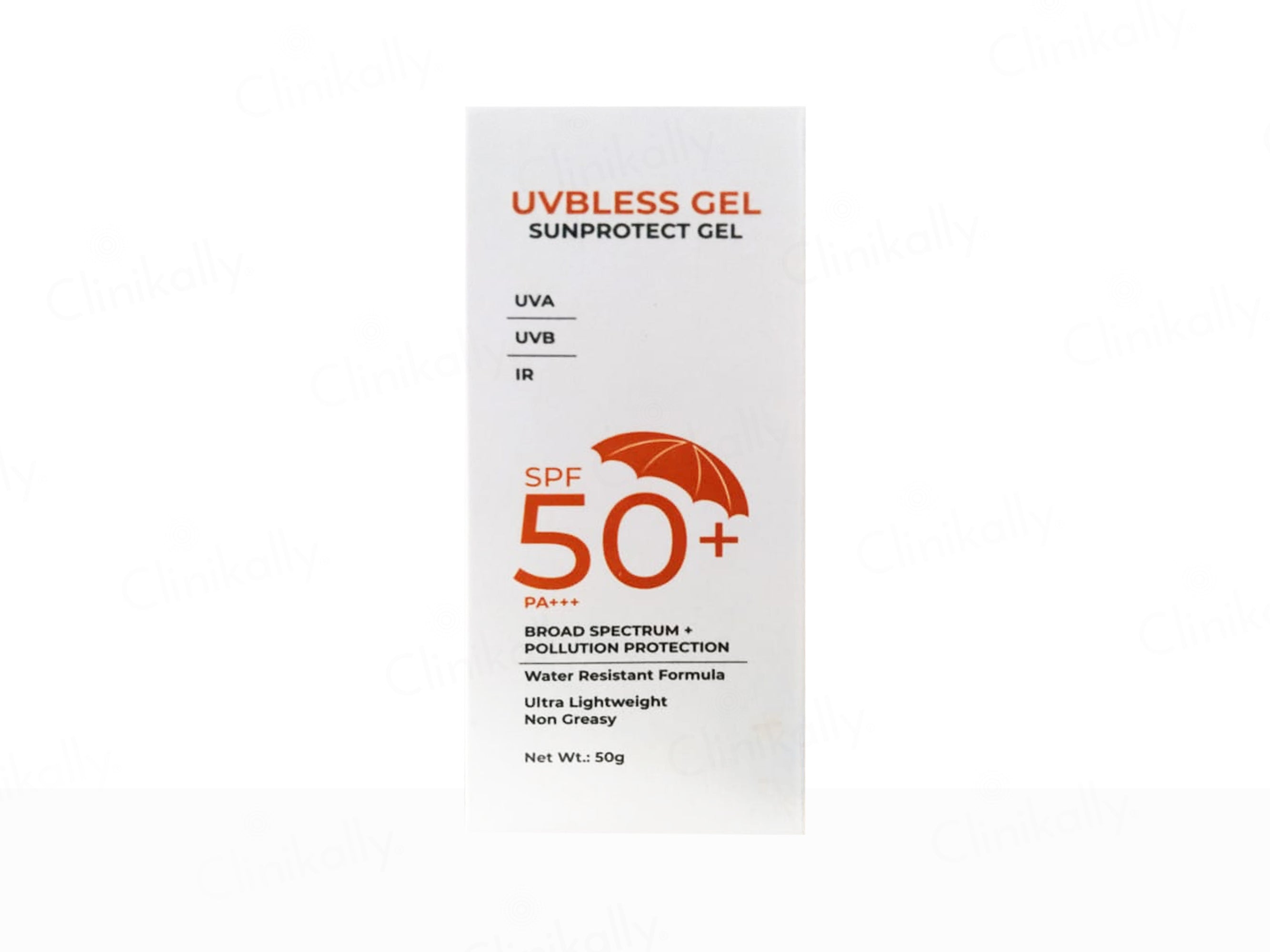 UVBless Sunprotect Ultra Lightweight Sunscreen Gel SPF 50+ PA+++