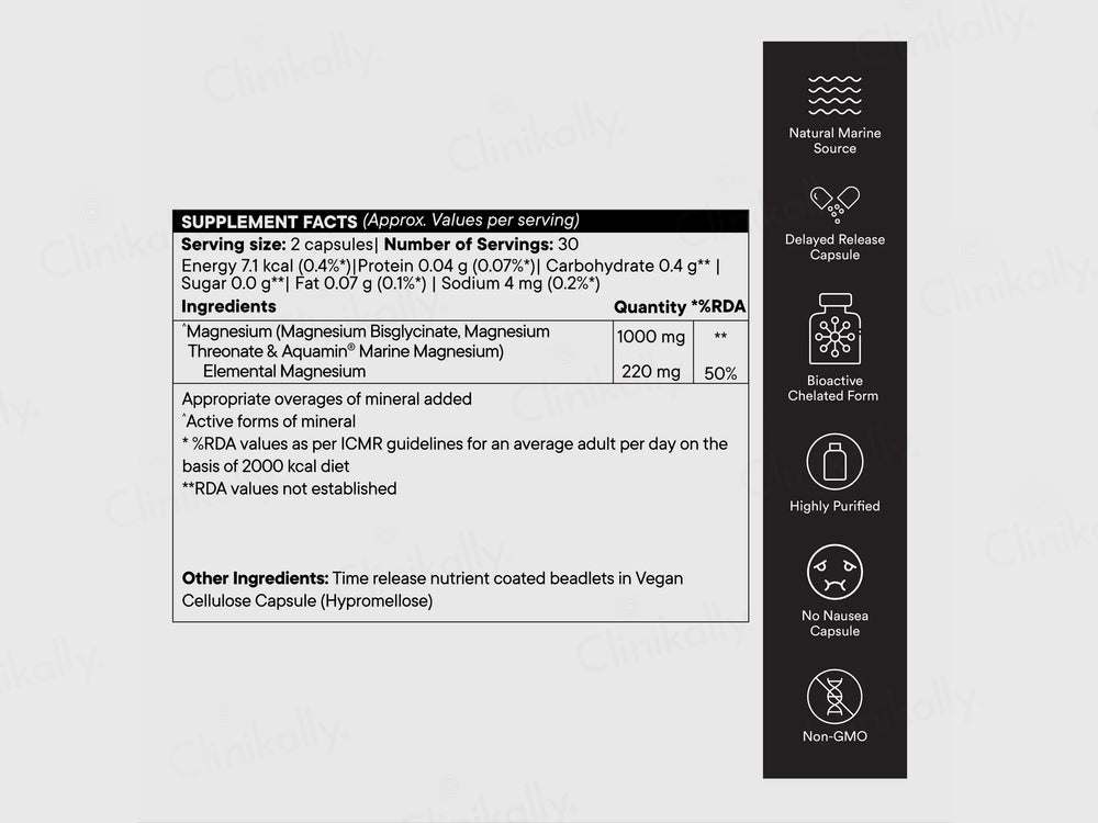 Wellbeing Nutrition Slow Triple Magnesium Complex Capsule
