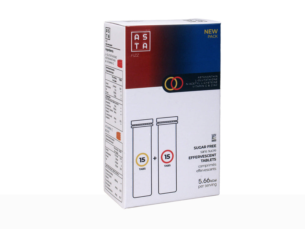 Asta Fizz (Sugar Free Effervescent Tablets) - Clinikally