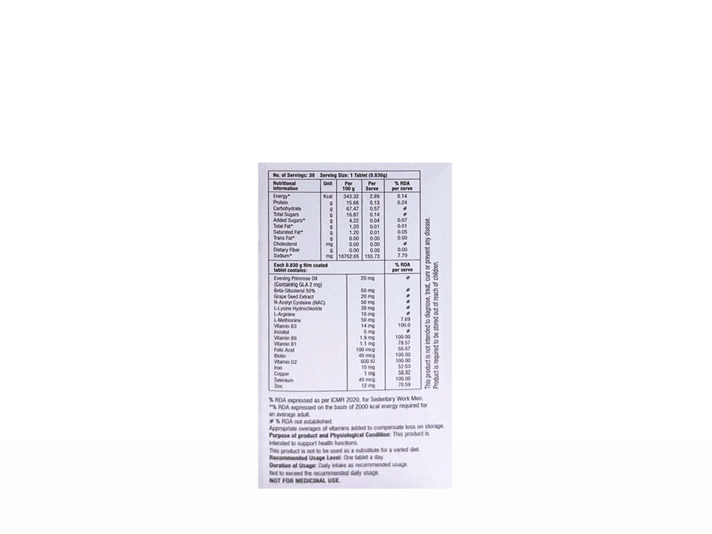 Cutihance Men Nutraceutical Tablet