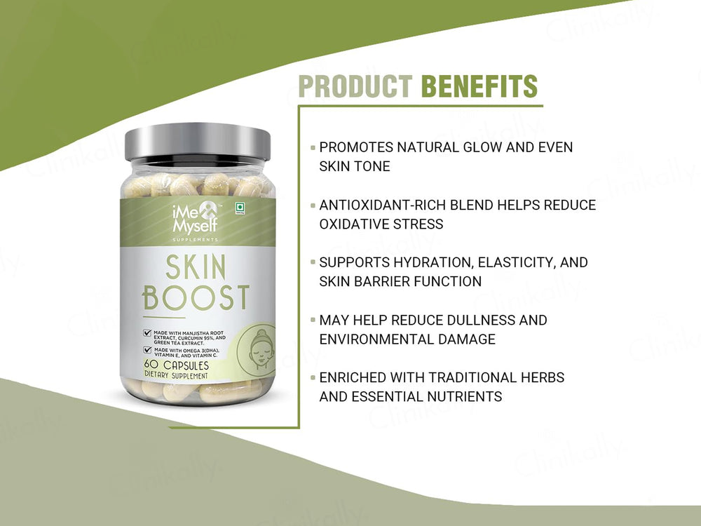 iMeMyself Skin Boost Dietary Supplement Vegetarian Capsule