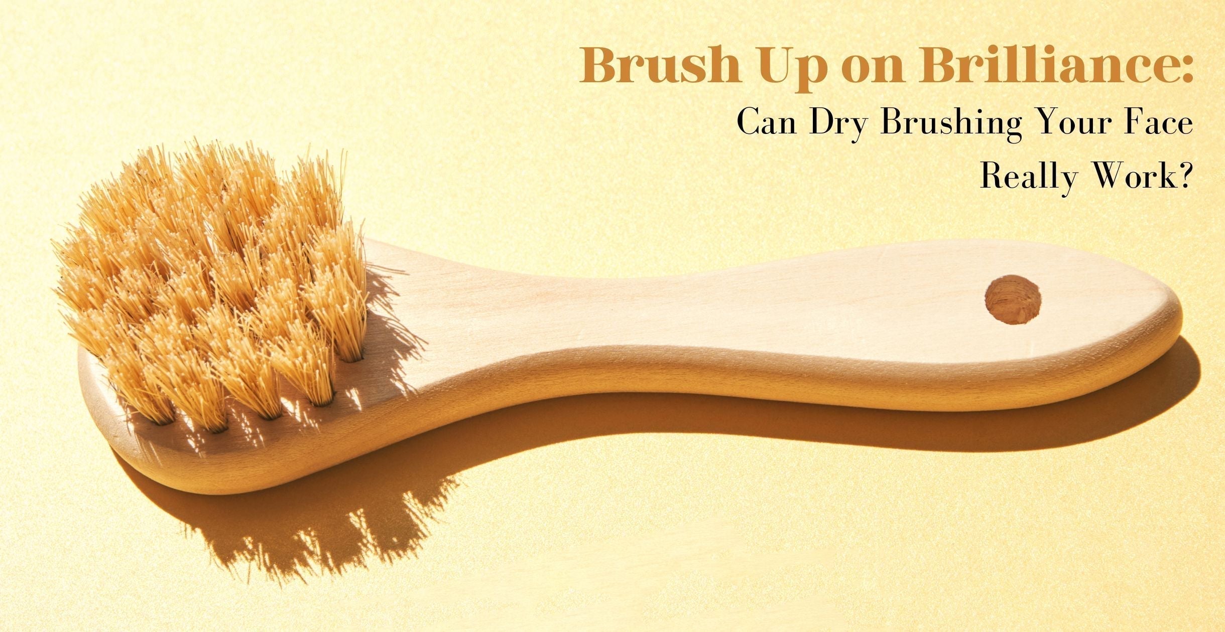 Can Dry Brushing Your Face Really Work?