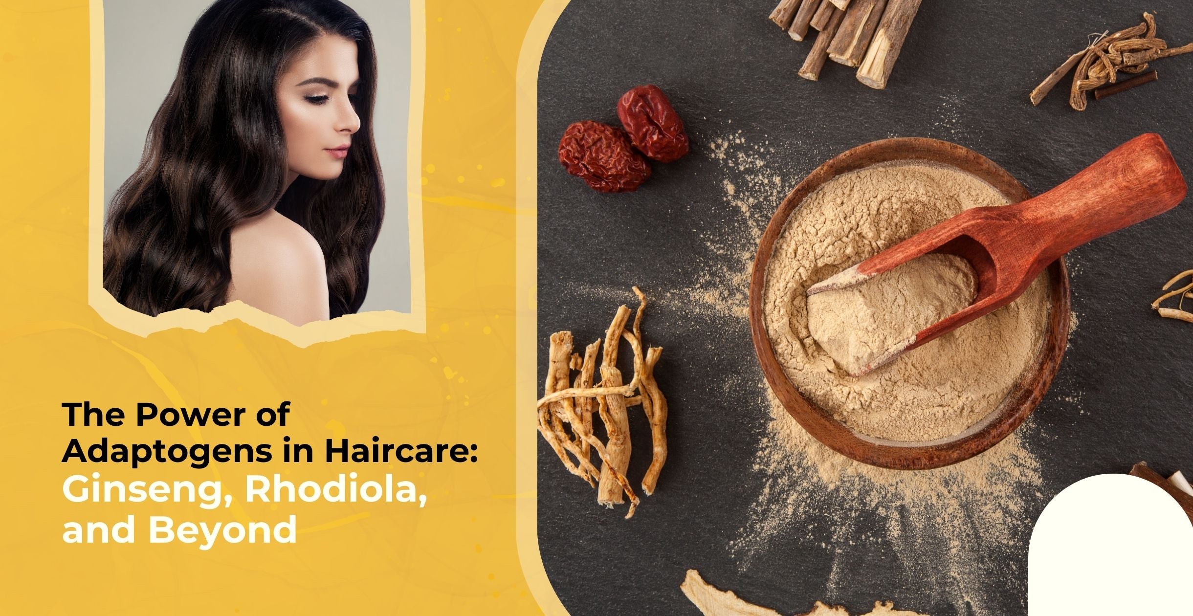 The Power of Adaptogens in Haircare: Ginseng, Rhodiola, and Beyond