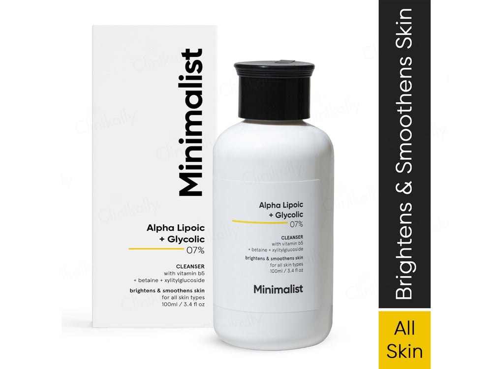 Minimalist 7% ALA & AHA Brightening Face Wash