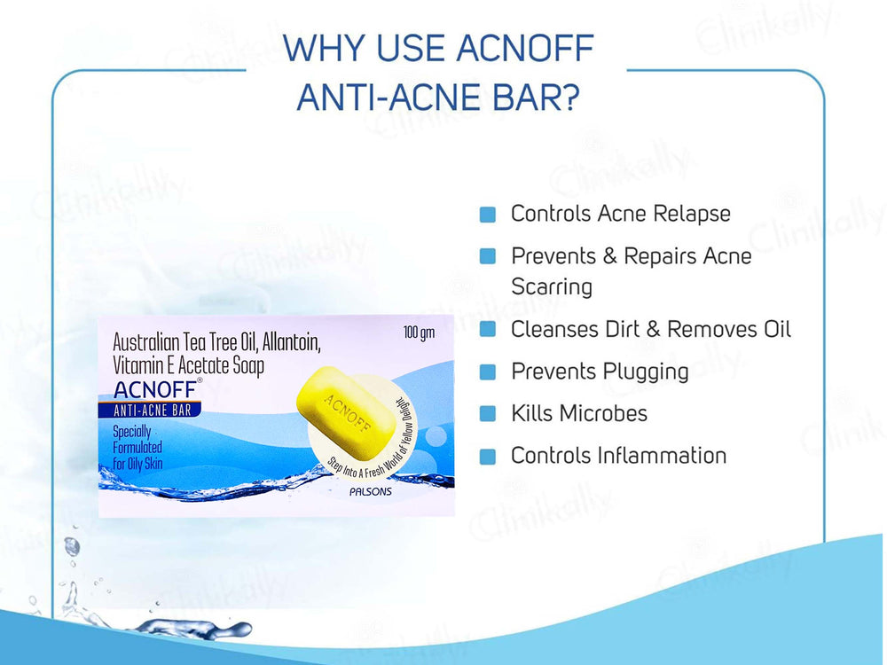 Acnoff Anti-Acne Bar For Oily Skin