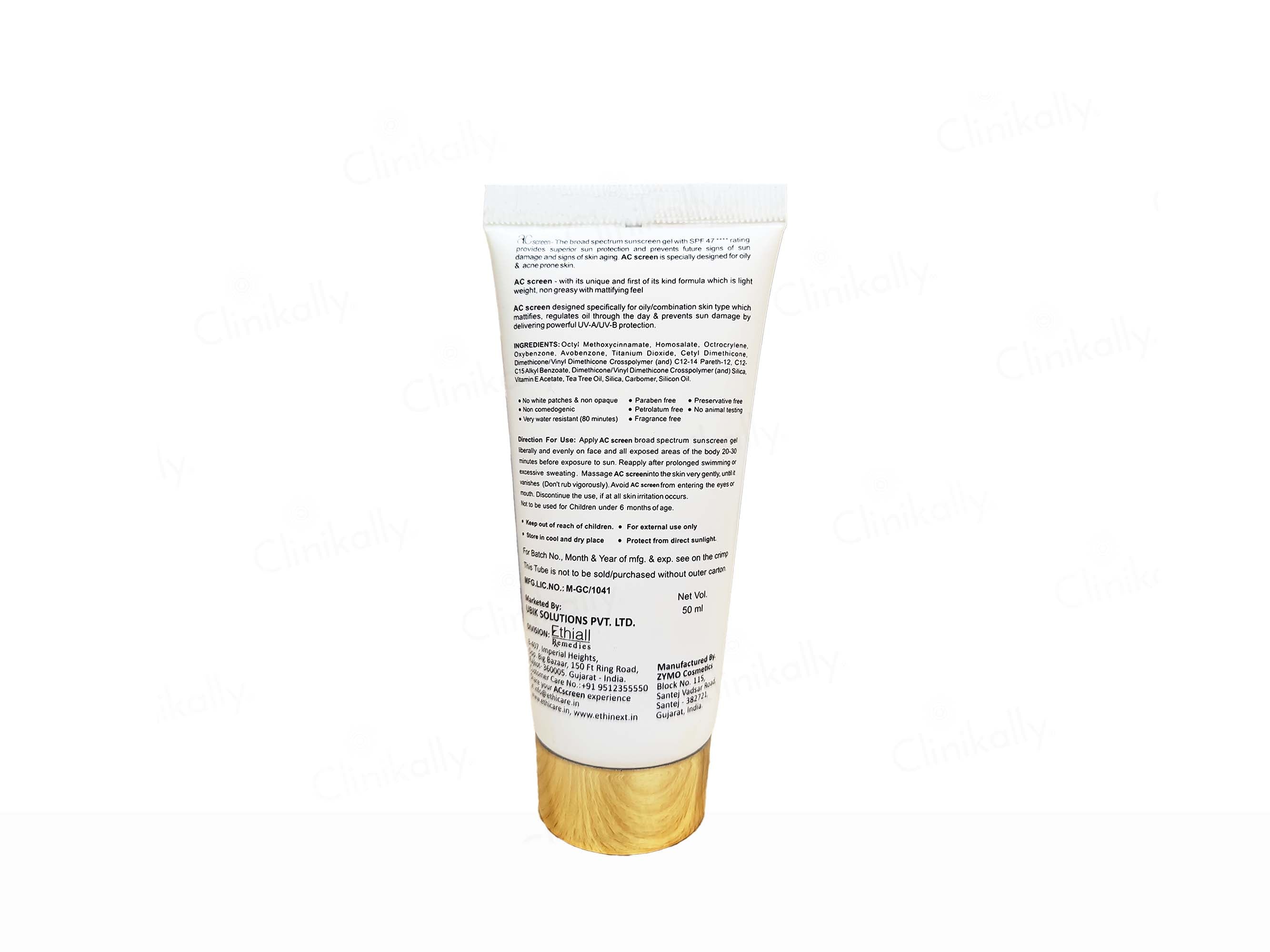 Acscreen Oil Control Sunscreen Gel SPF 47