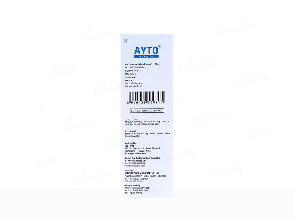 Ceuticoz Ayto Barrier Repair Cream