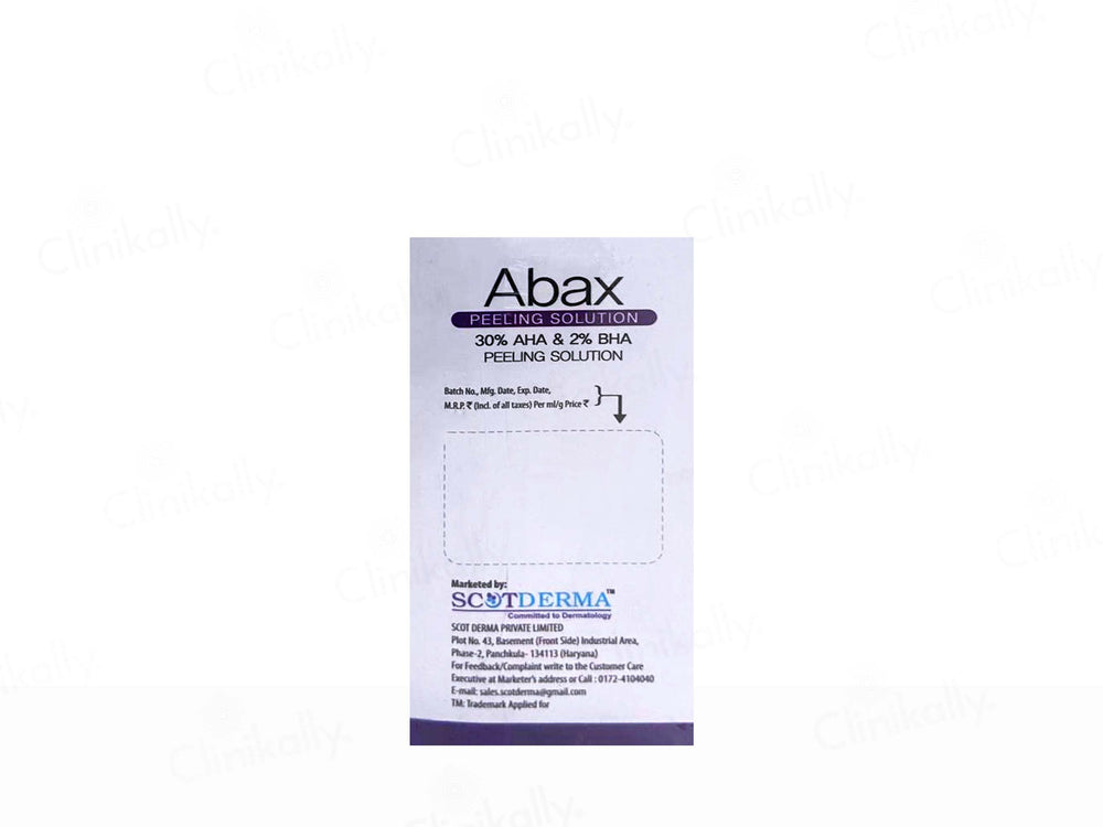 Abax 30% AHA & 2% BHA Peeling Solution