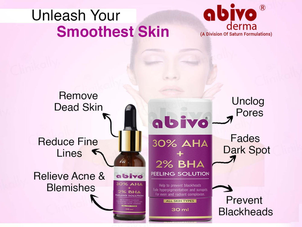 Abivo 30% AHA + 2% BHA Peeling Solution