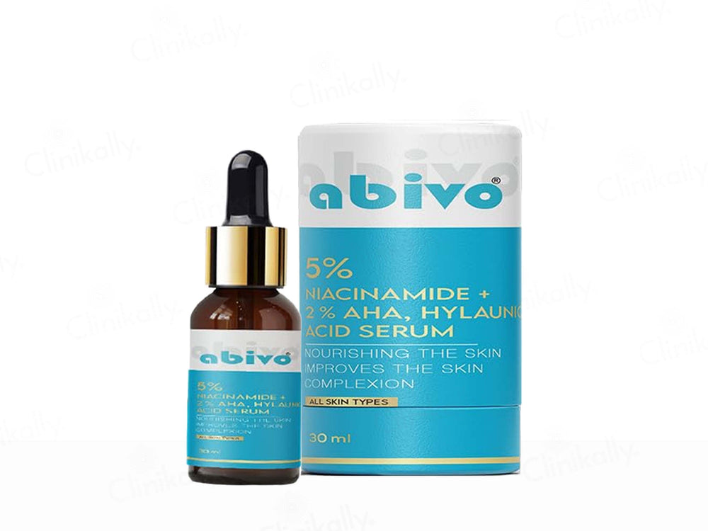 Abivo 5% Niacinamide + 2% Alpha Arbutin + 1% Hyaluronic Acid Face Serum