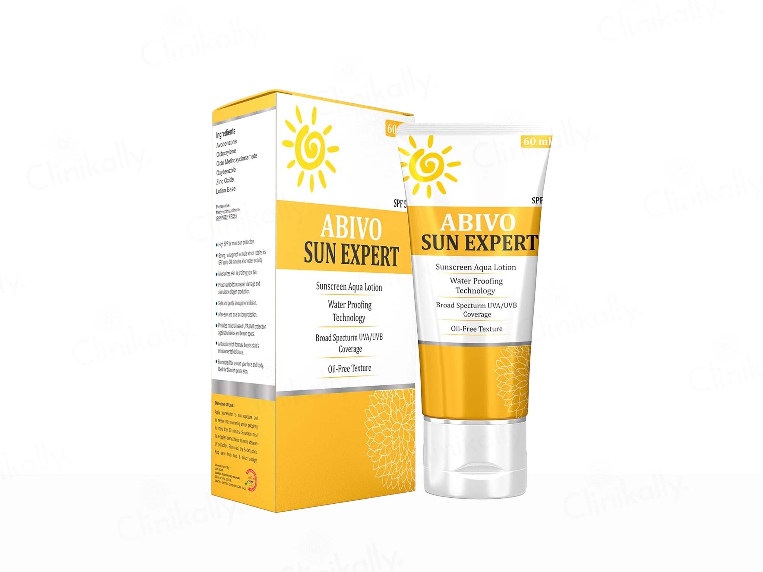 Abivo Sun Expert Aqua Sunscreen Lotion SPF 50