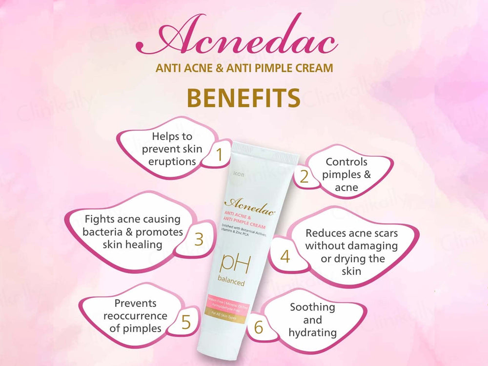 Acnedac pH Balanced Anti Acne & Anti Pimple Cream