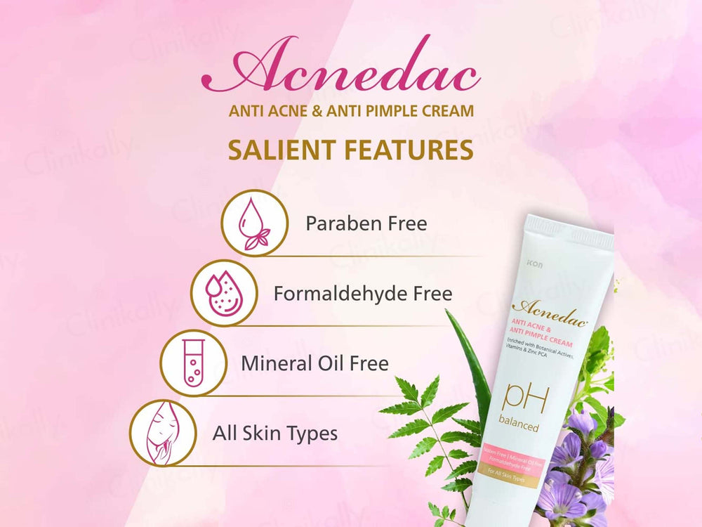 Acnedac pH Balanced Anti Acne & Anti Pimple Cream