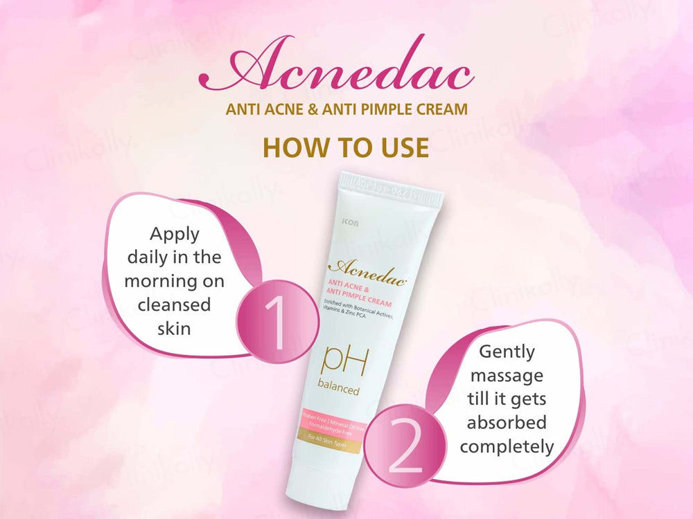 Acnedac pH Balanced Anti Acne & Anti Pimple Cream