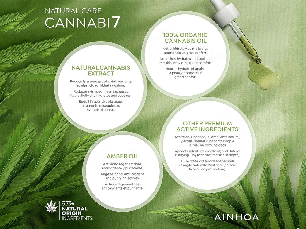 Ainhoa Cannabi 7 Benefit Facial Mask with Cannabis Oil