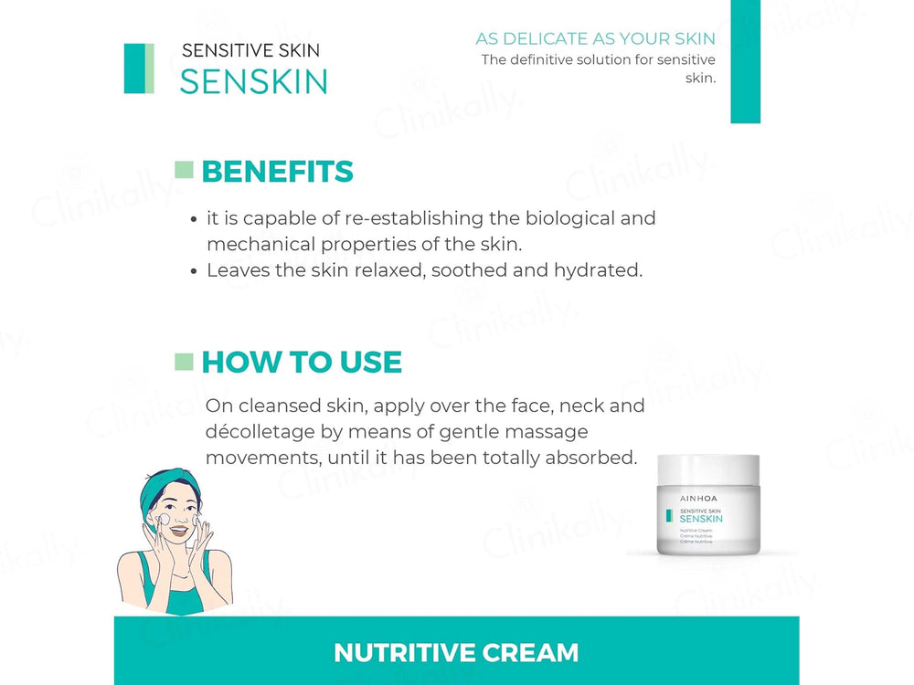 Ainhoa Senskin Nutritive Cream For Sensitive Skin