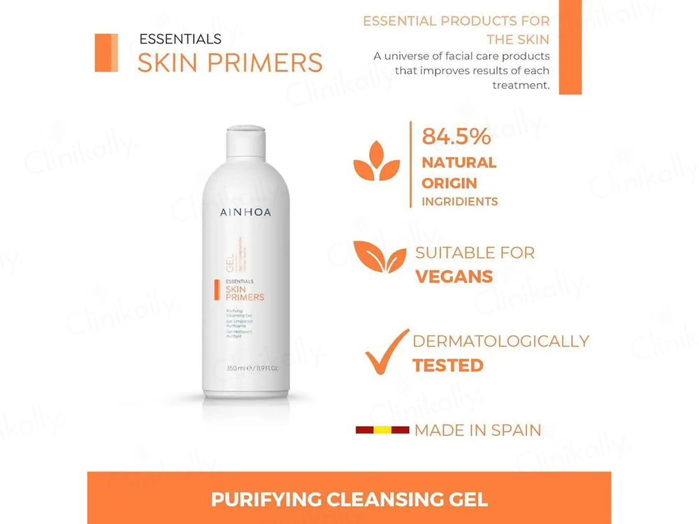 Ainhoa Skin Primers Purifying Cleansing Gel For Oily & Combination Skin