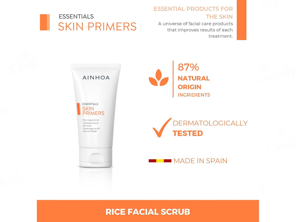 Ainhoa Skin Primers Rice Facial Scrub